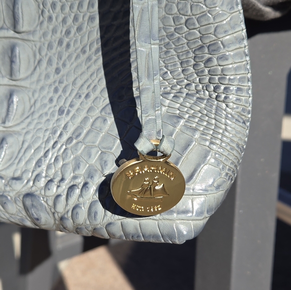 Brahmin Lorelei Croc Embossed Shoulder Bag - Picture 2 of 11